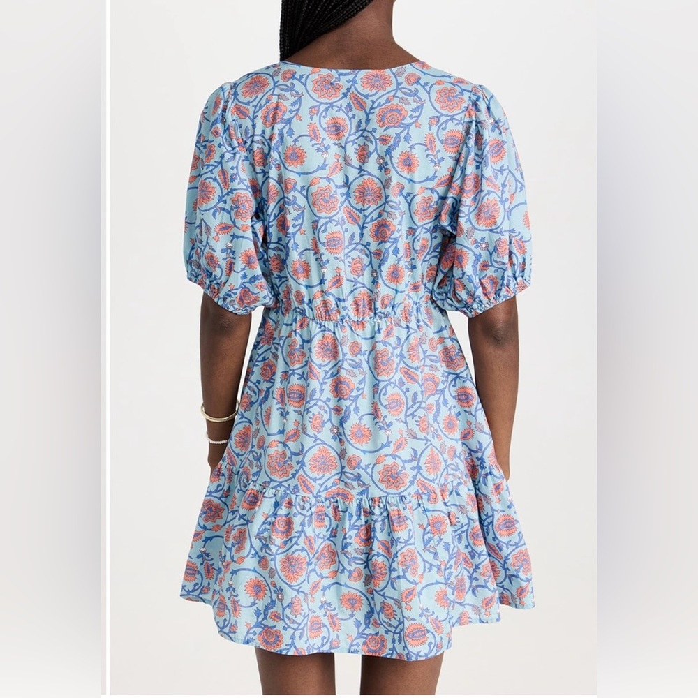 Sundry Blue and Pink Floral Mini Dress - Picture 2 of 12
